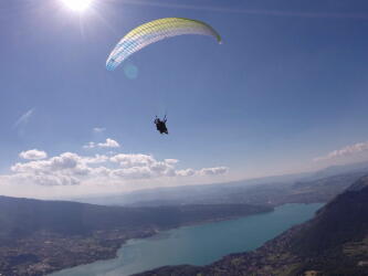 Discovery Paragliding Flight Annecy 