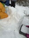 snow construction by children